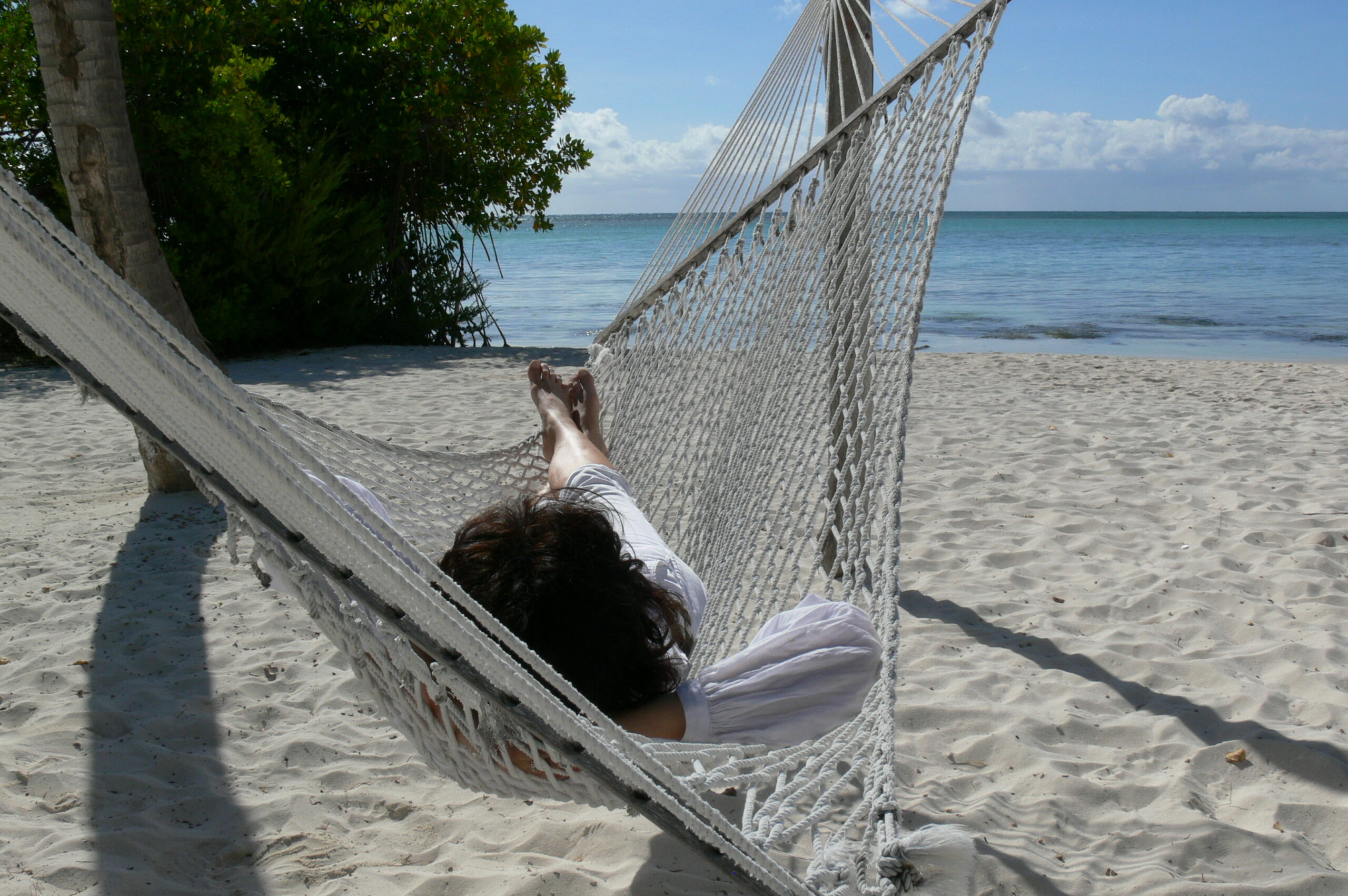 A hammock in the shade at Torres de Selma